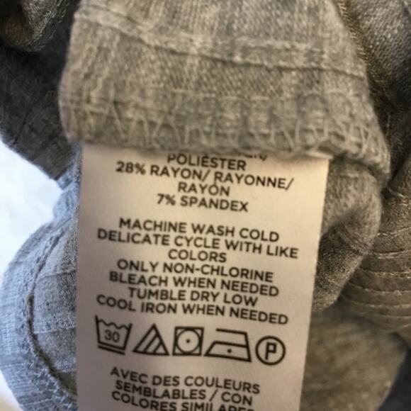 LOFT Gray Double V Cami - Picture 7 of 9